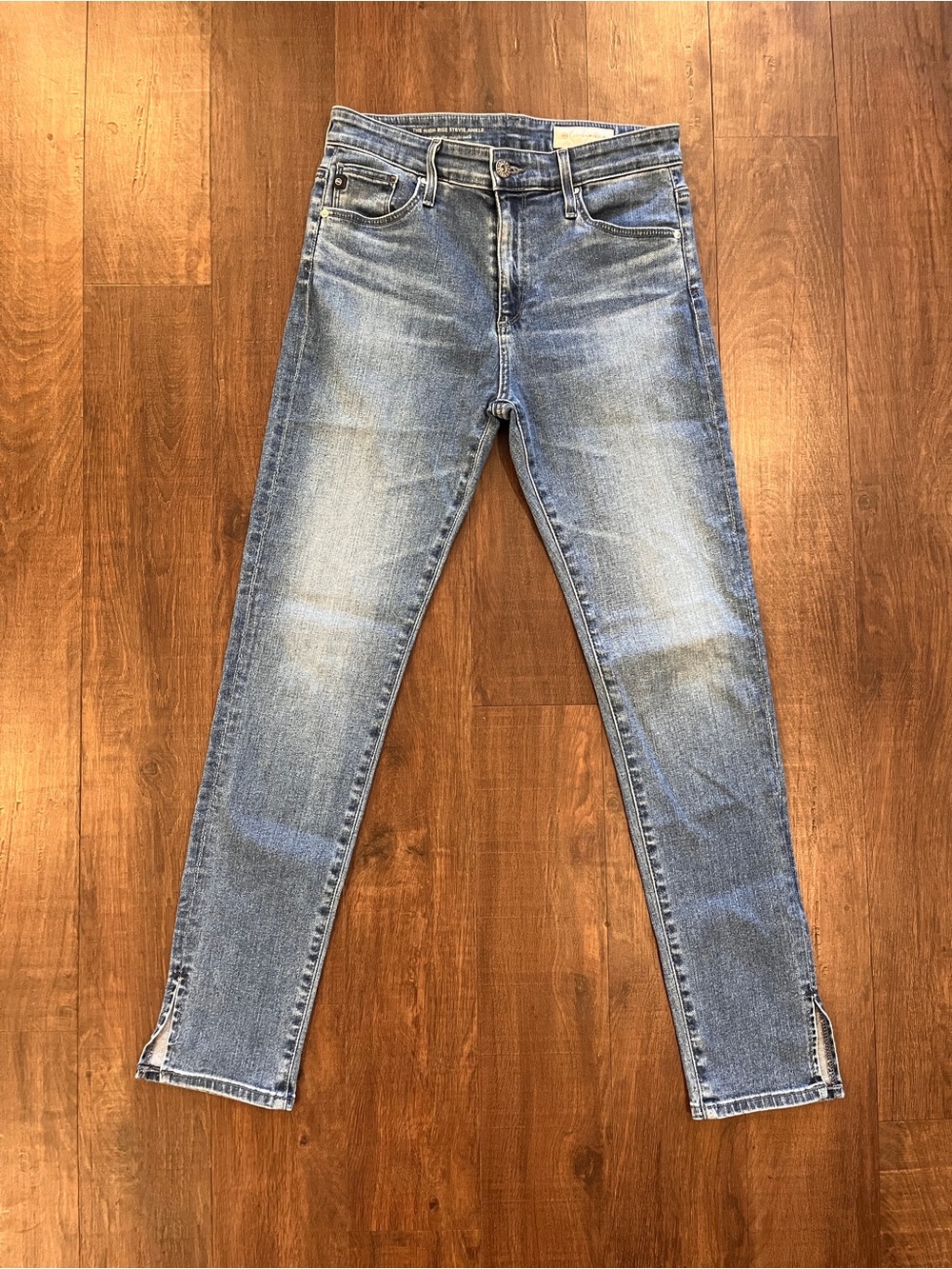 AG for Anthropologie Adriano Goldschmied The High Rise Stevie Ankle Jean 27R